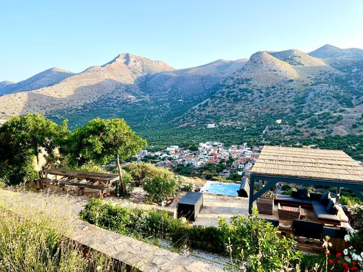 Villa Estee, Luxury Villa With Private Infinity Pool And Jacuzzi Elounda Exteriör bild