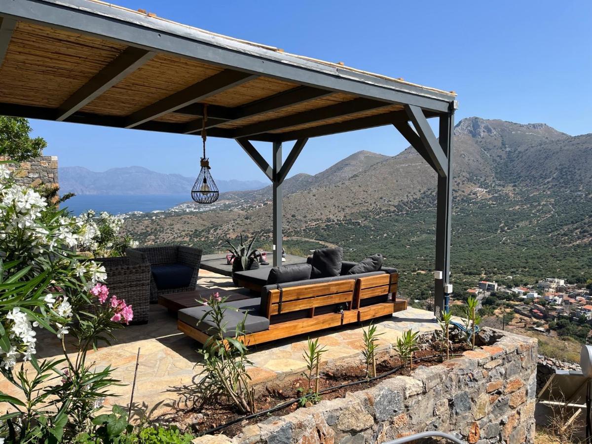 Villa Estee, Luxury Villa With Private Infinity Pool And Jacuzzi Elounda Exteriör bild