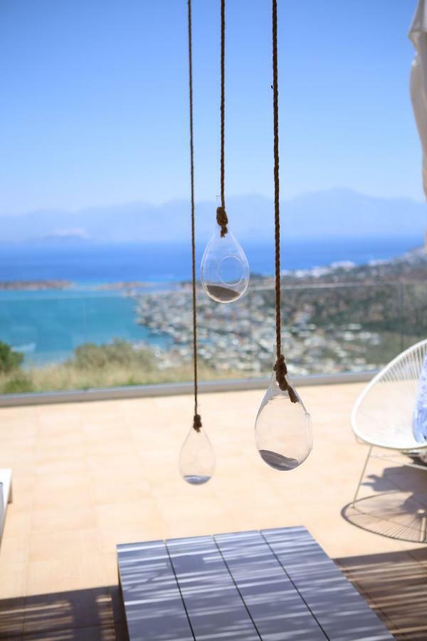 Villa Estee, Luxury Villa With Private Infinity Pool And Jacuzzi Elounda Exteriör bild