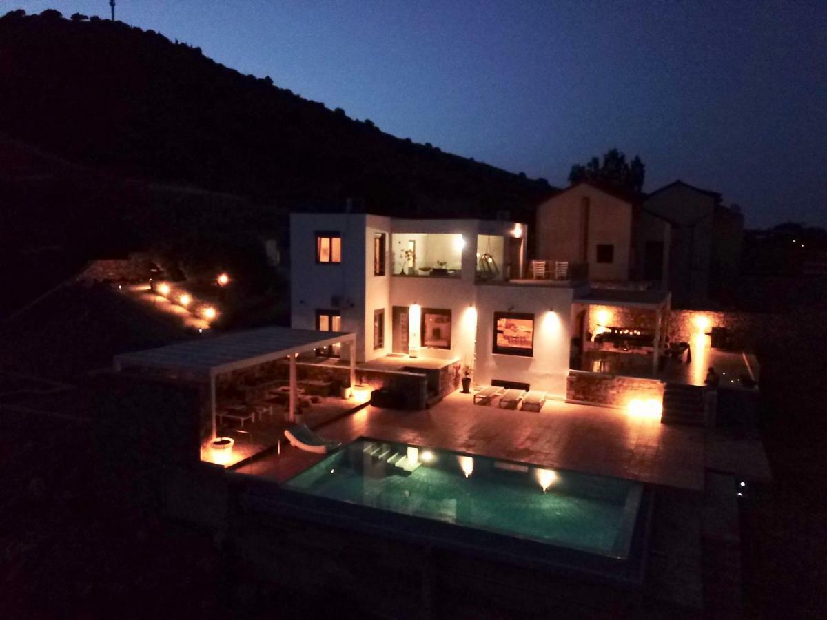 Villa Estee, Luxury Villa With Private Infinity Pool And Jacuzzi Elounda Exteriör bild